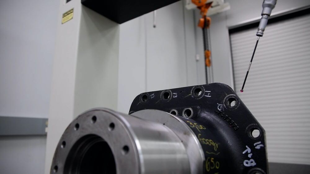 Coordinated Measuring Machine (CMM) measuring