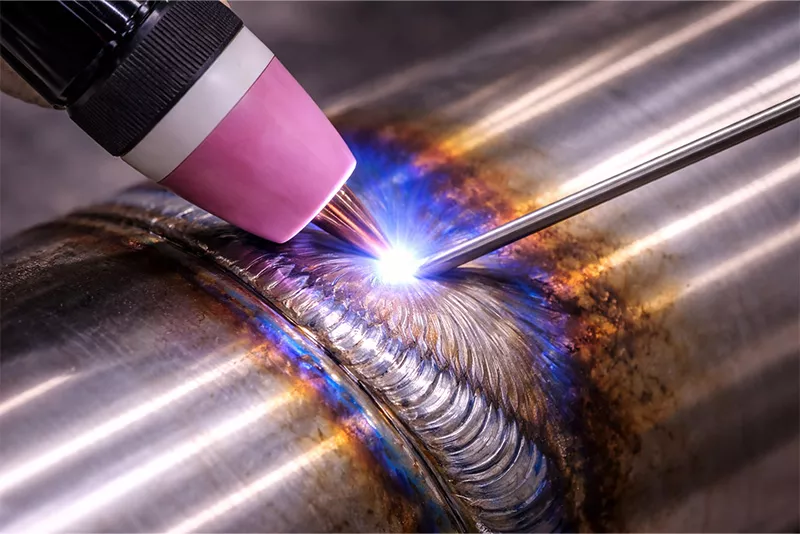 K+G fabrication and welding — AWS-certified TIG, MIG, and robotic