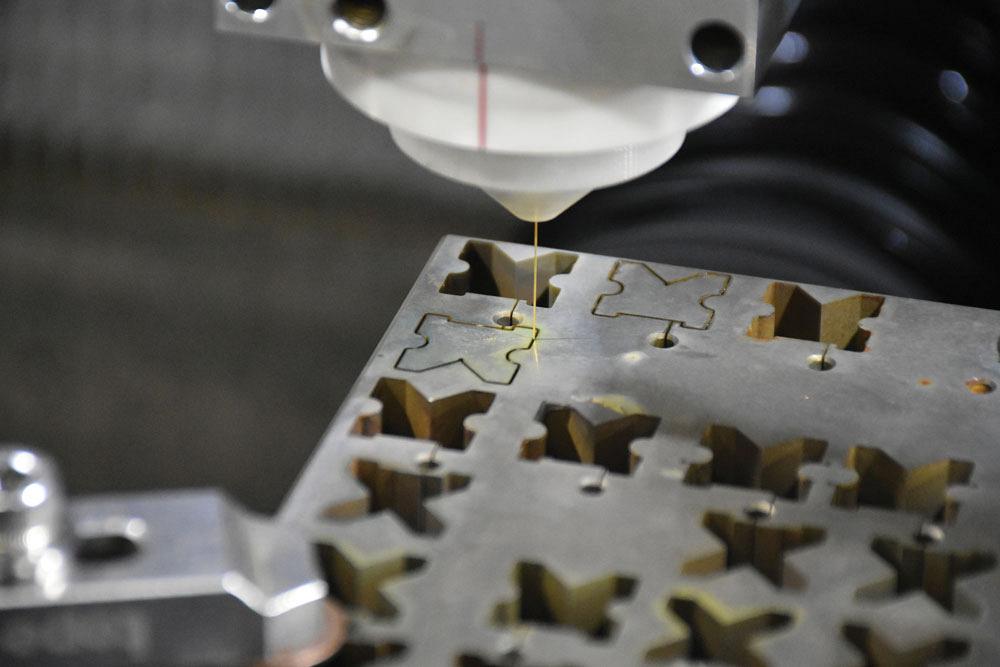 K+G wire and sinker EDM — sharp internal corners, hardened materials, ±.0001″ positional accuracy